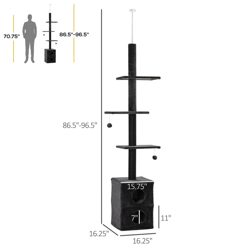 Cat Tree Tower 96.5''