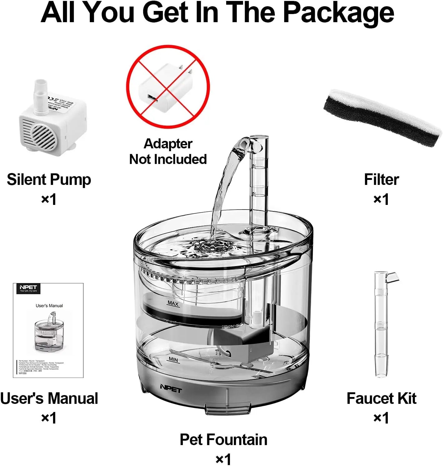 Automatic Cat Water Fountain