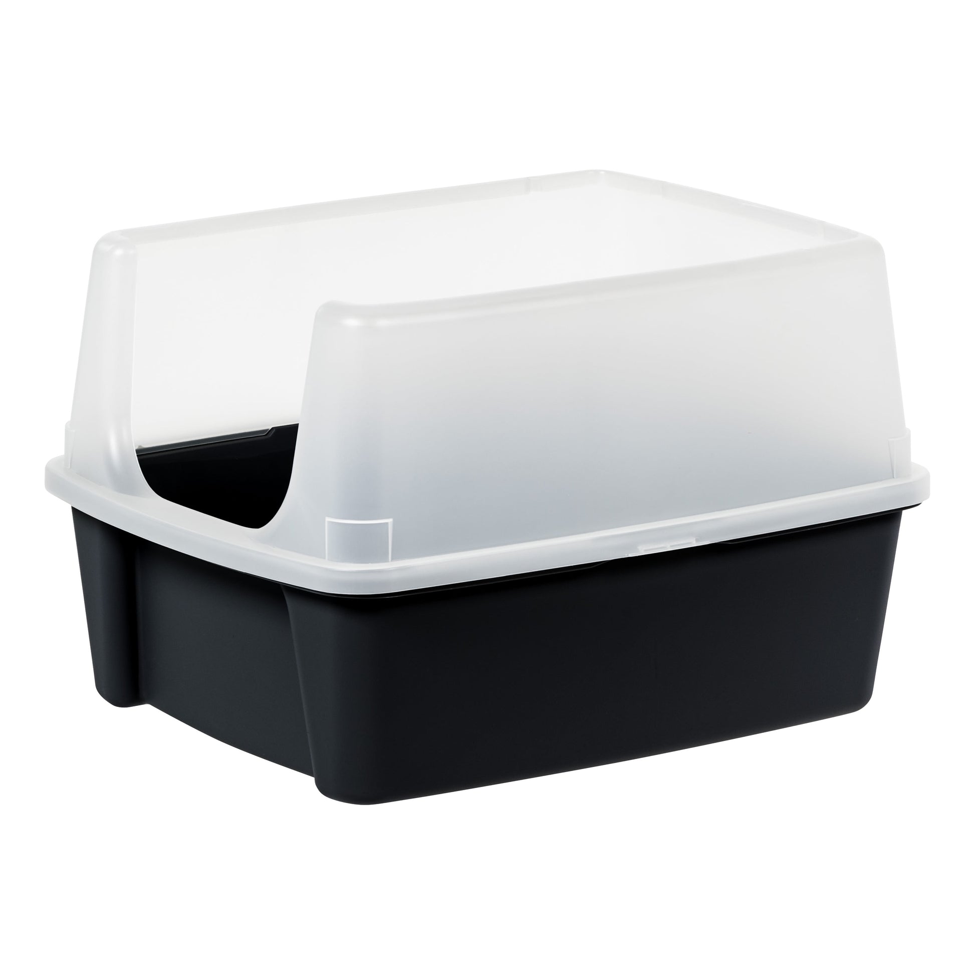 High Sided Open Top Cat Litter Box with Scoop