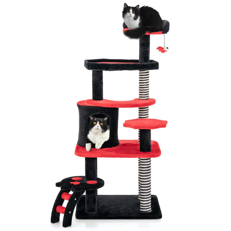 Gothic Cat Tree with Sisal Scratching Post