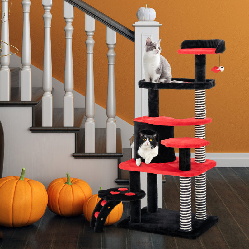 Gothic Cat Tree with Sisal Scratching Post