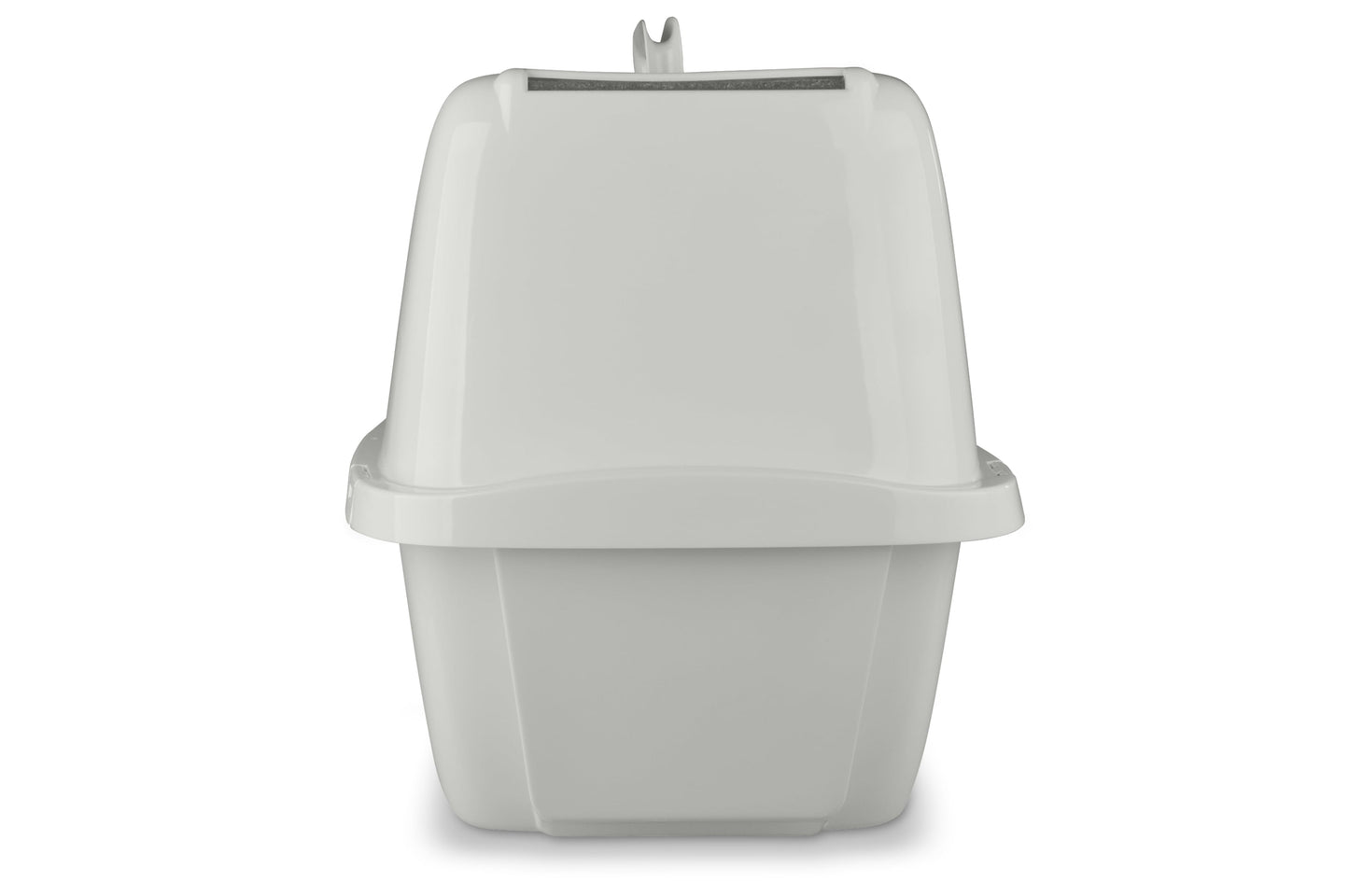 Enclosed Cat Litter Box White, LG