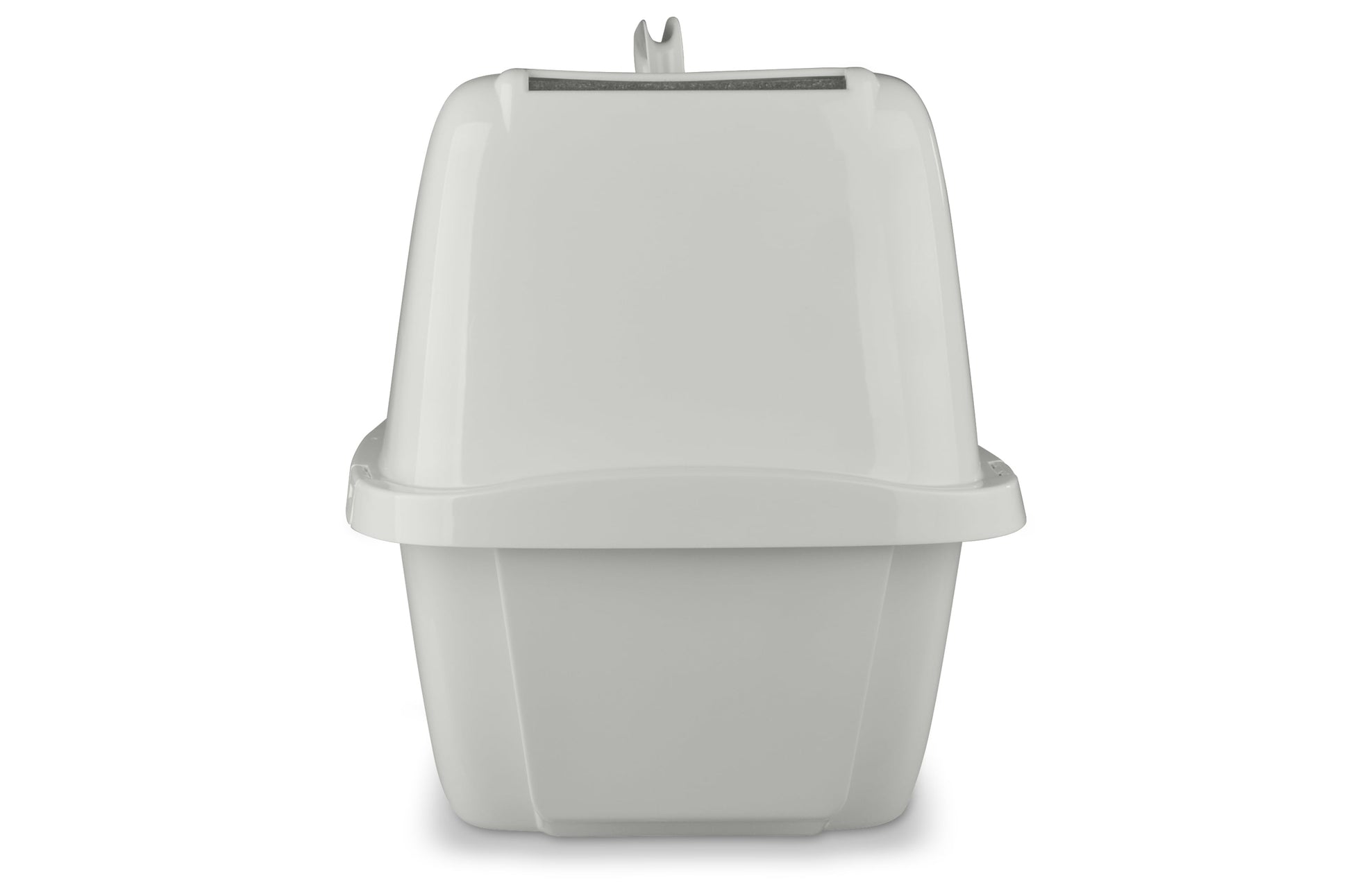 Enclosed Cat Litter Box White, LG