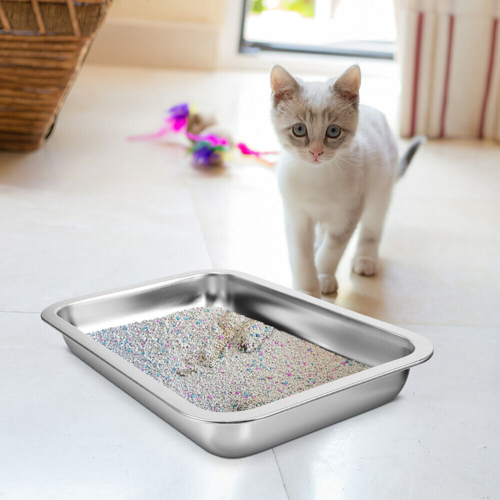 Stainless Steel Cat Litter Box