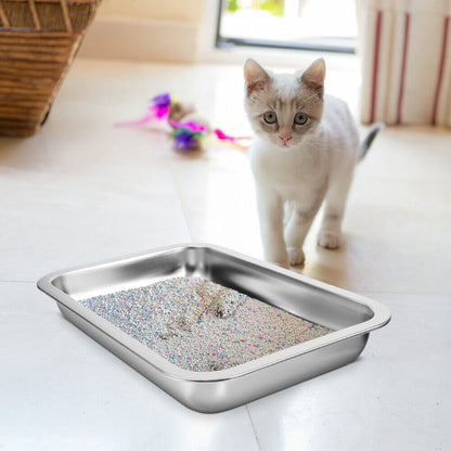 Stainless Steel Cat Litter Box