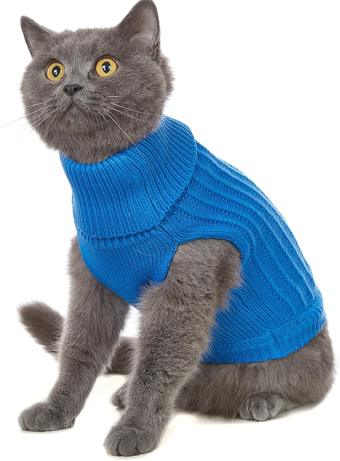 Cat Sweater for Cats Cold Weather Cat Clothes Pullover