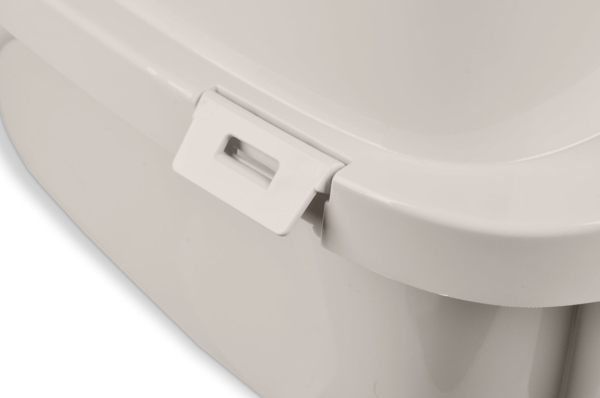 Enclosed Cat Litter Box White, LG