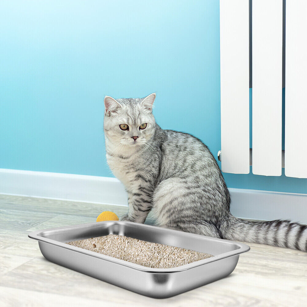 Stainless Steel Cat Litter Box