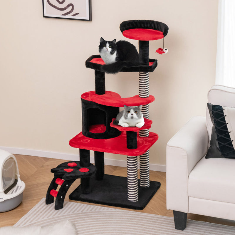 Gothic Cat Tree with Sisal Scratching Post