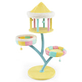 Multi-Layer Cat Tree with 2 Removable Perches Scratching Posts