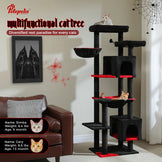 Tall Cat Tree with Large Hammock