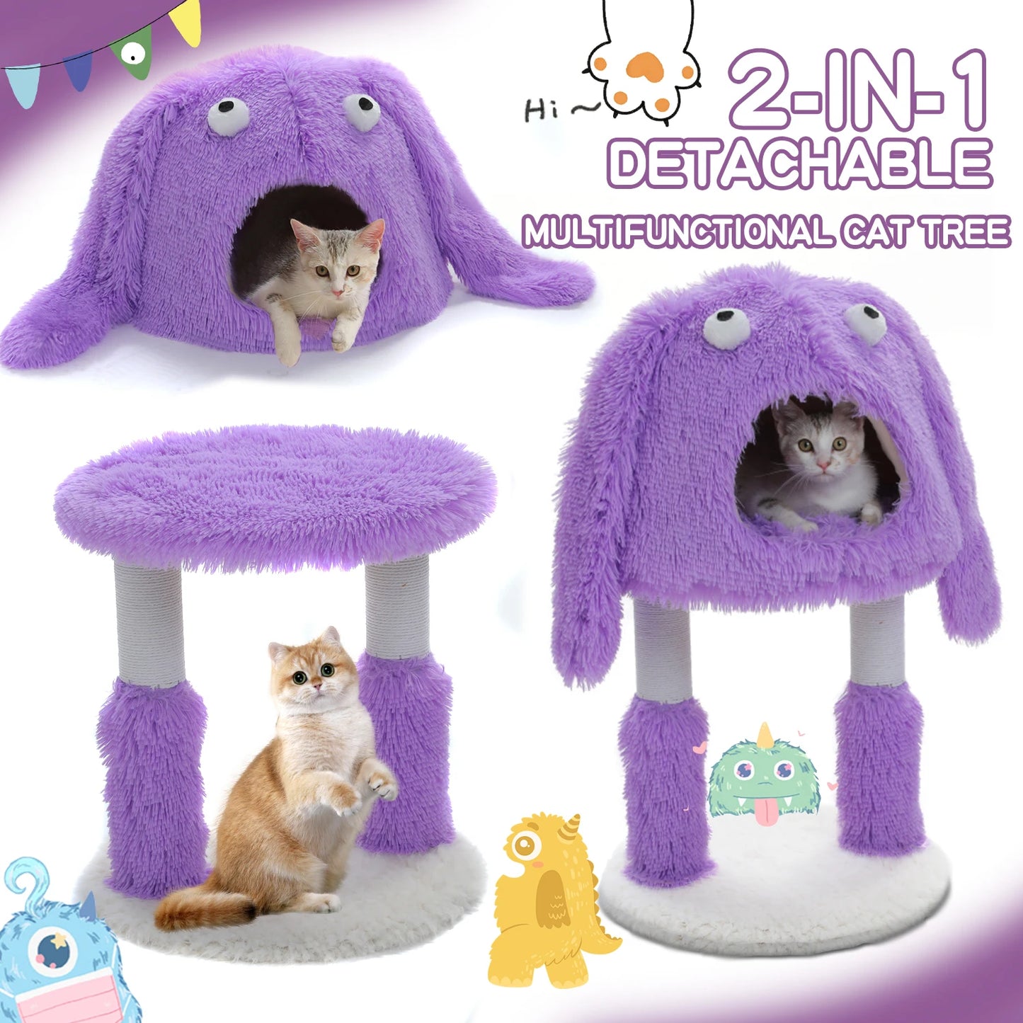 Monster Series Cat Tree Tower