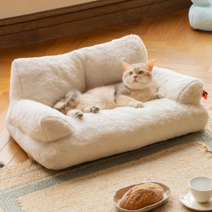 Cat Bed Fluffy and Soft Sofa