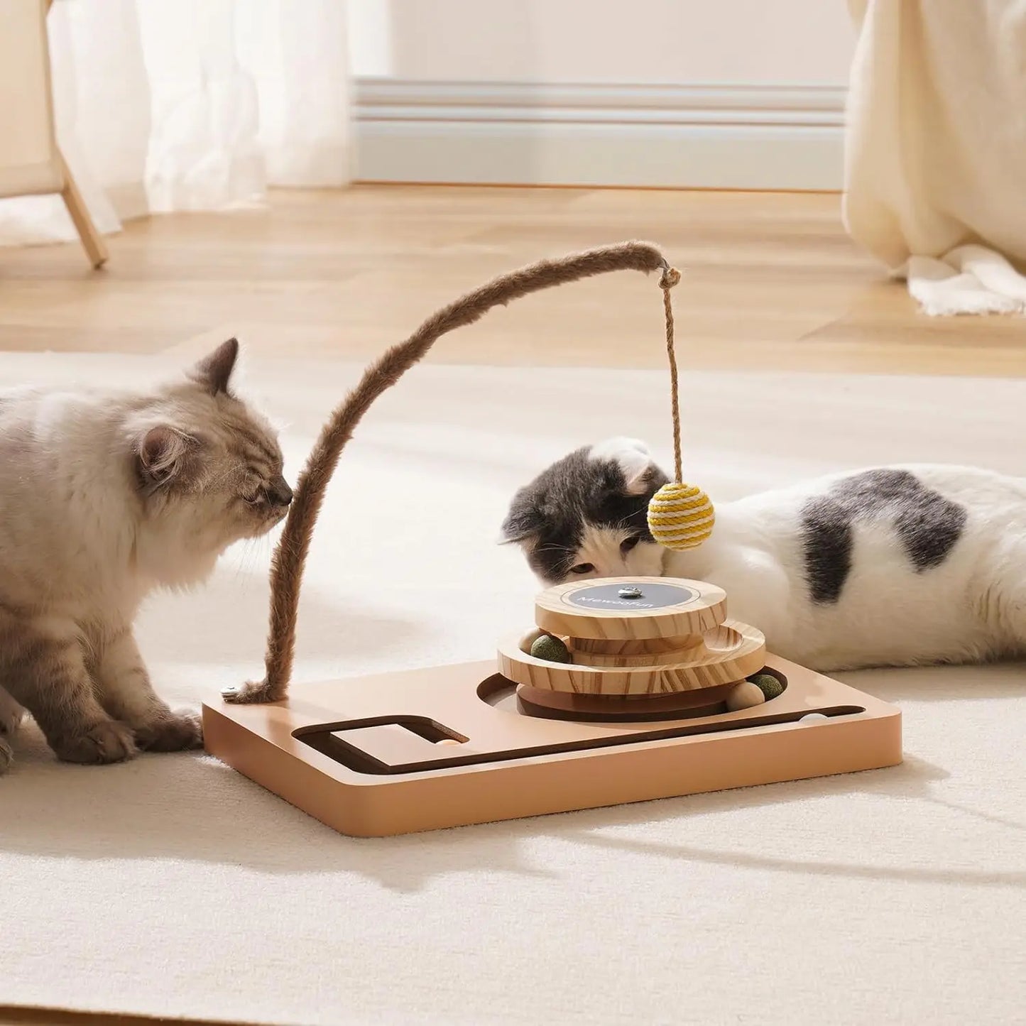 Cat Toy Roller 2-layer Turntable & Play