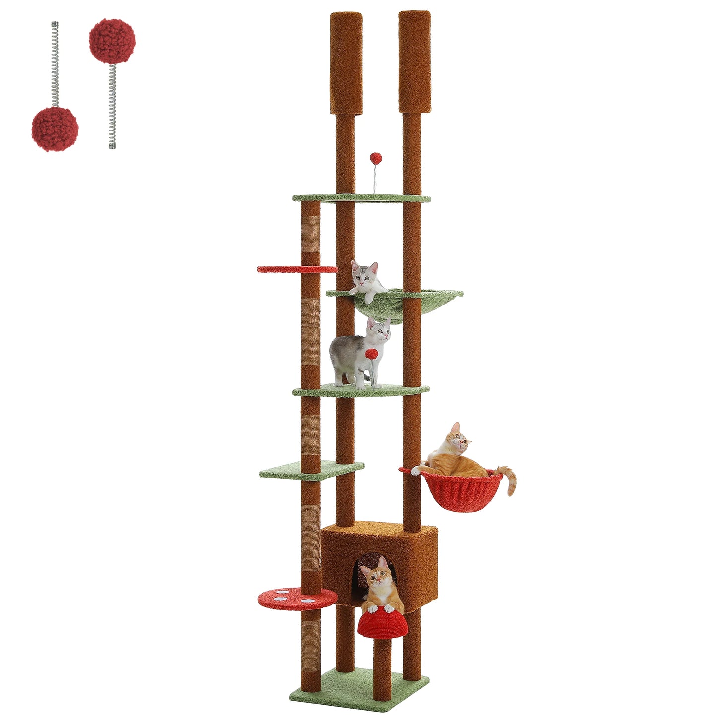 Cat Tree Tower With Hammocks