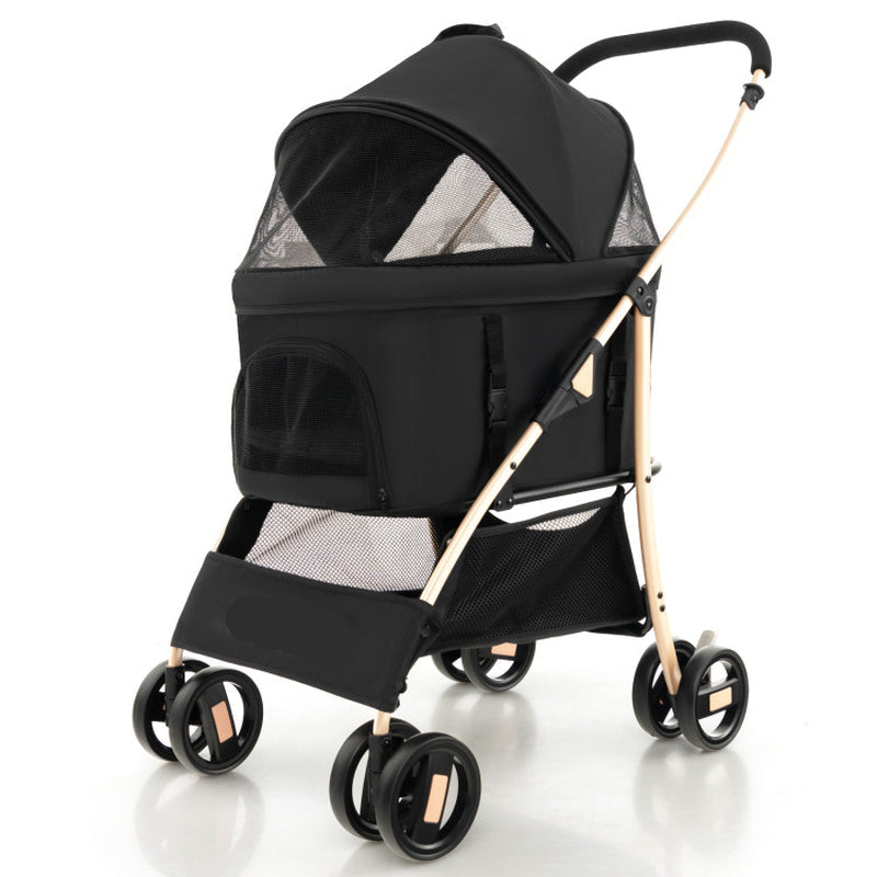 3-In-1 Pet Stroller with Removable Car Seat Carrier