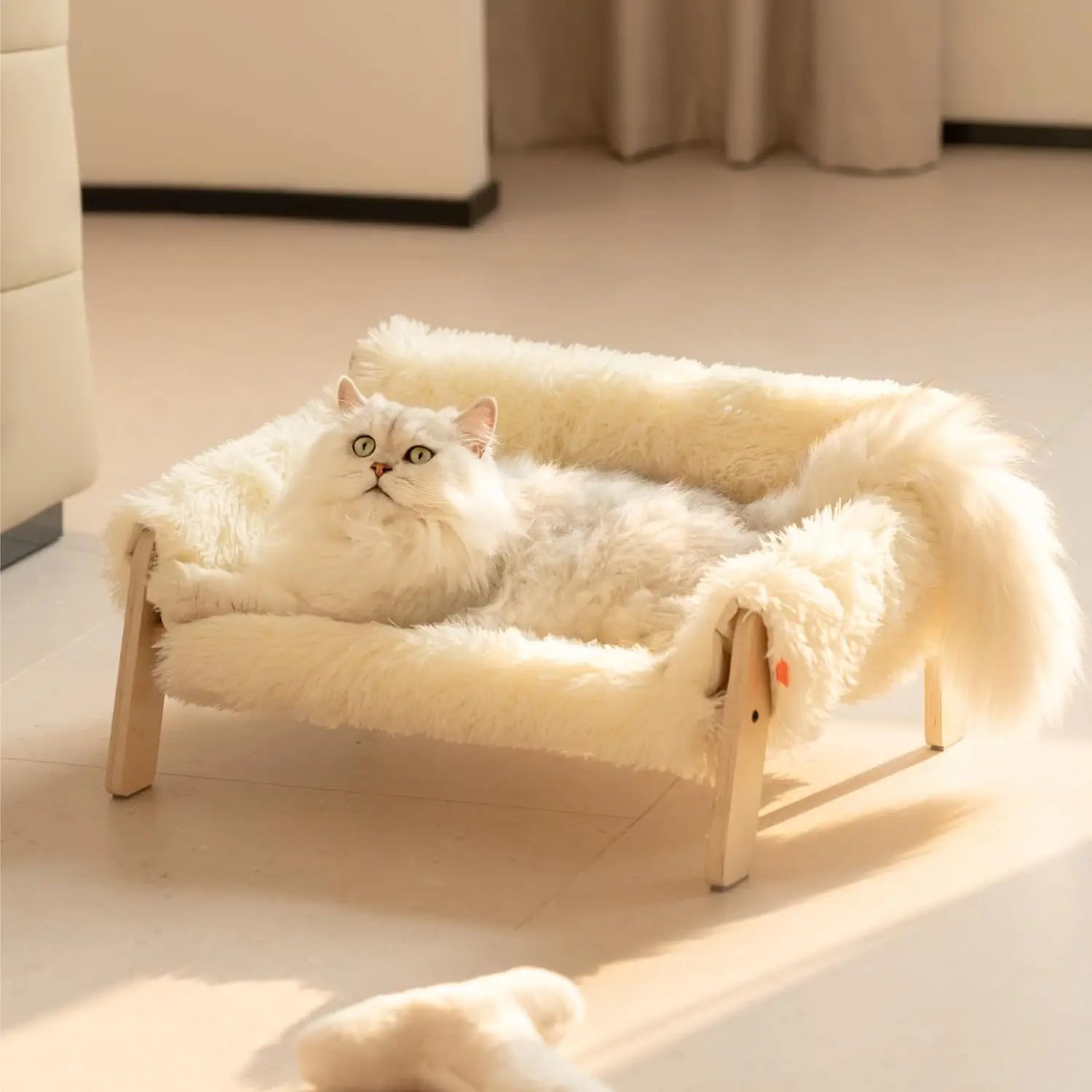 Crafted from high-quality materials, cat couch