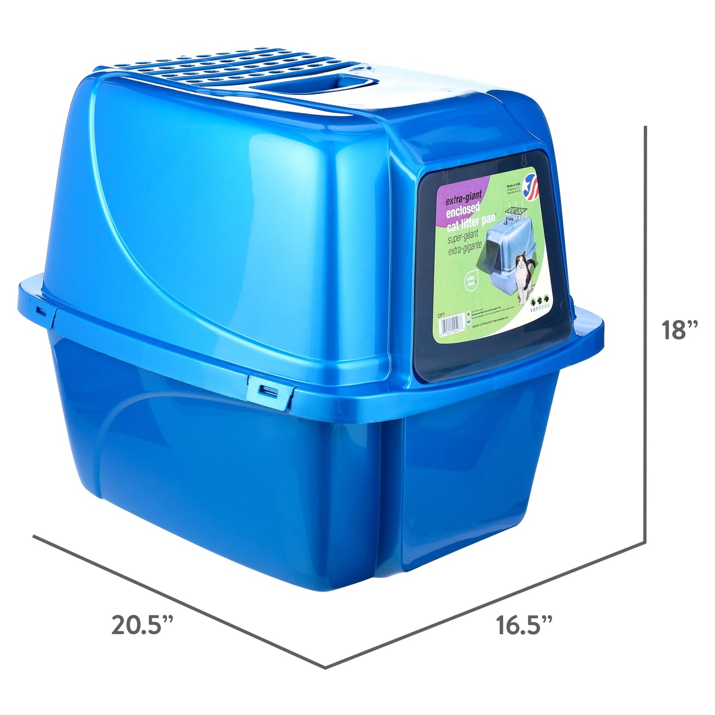 Van Ness Covered Cat Litter Box, Extra-Giant