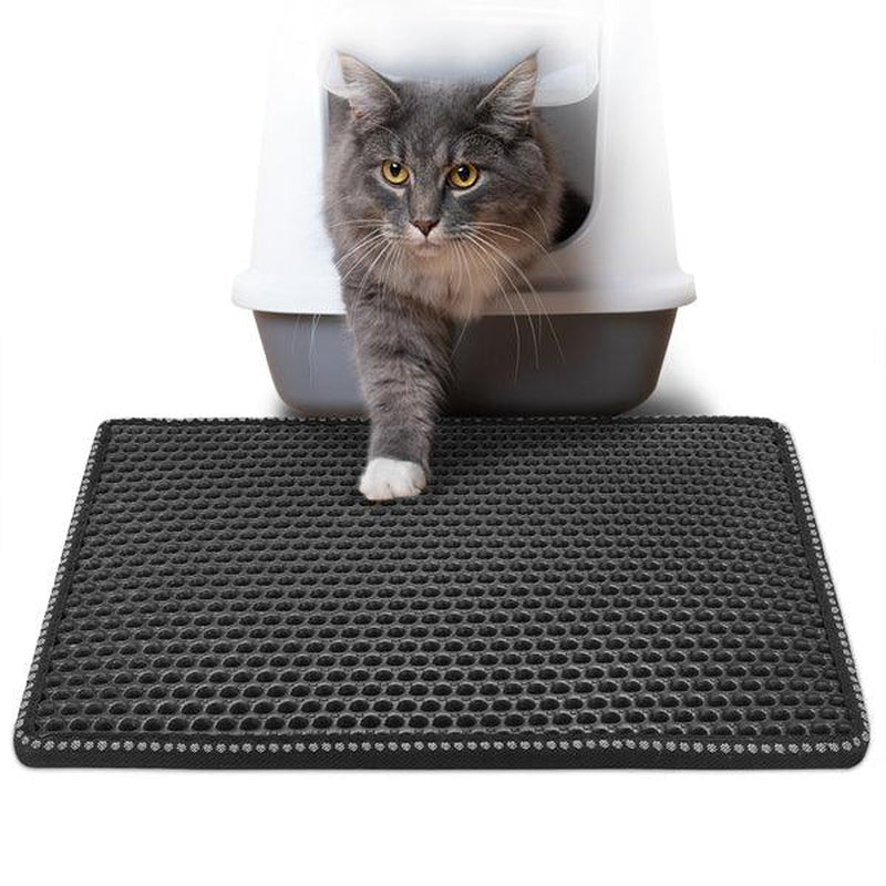 Premium Double Layer Cat Litter Trapping Mat by Lots Mili