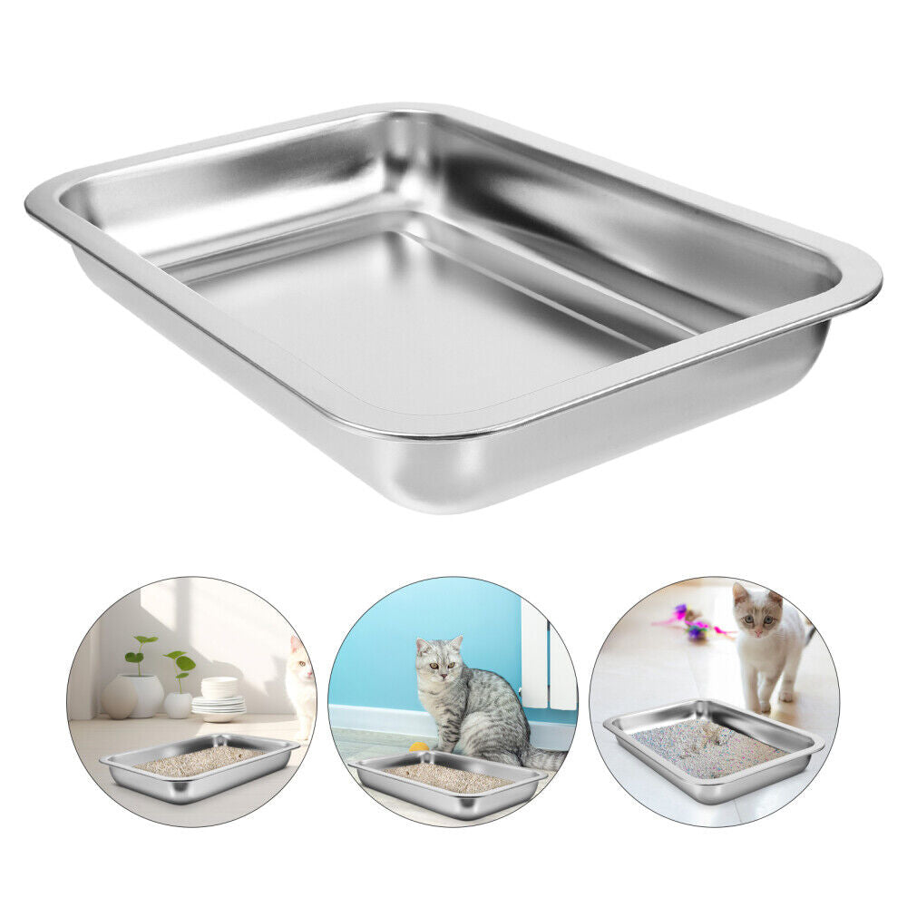 Stainless Steel Cat Litter Box